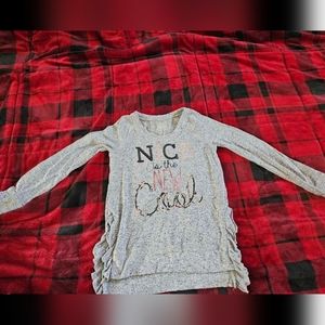 #798- girls so long sleeve shirt 7/8